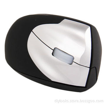 Wireless Vertical Optical Mouse with USB Mini Receiver